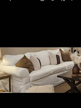 IKEA Ektorp 3.5 Couch COVER ONLY - Discontinued